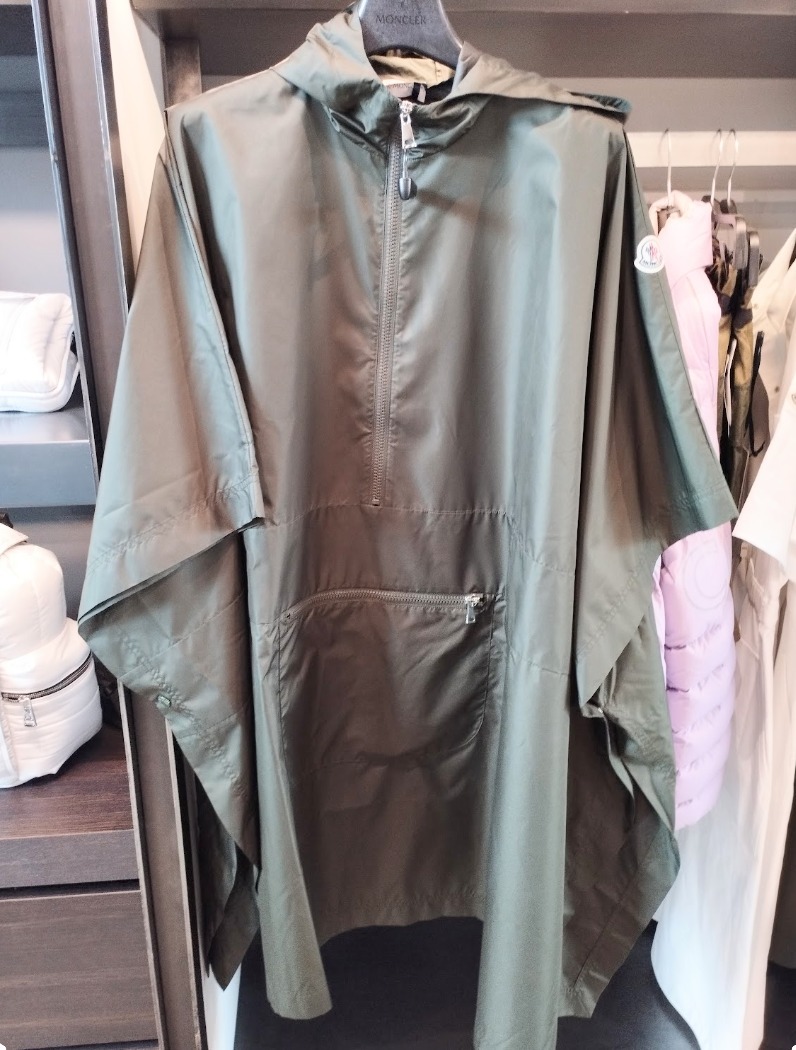 【MONCLER】21SSテクニカルタフタナイロンケープ・レインコート
