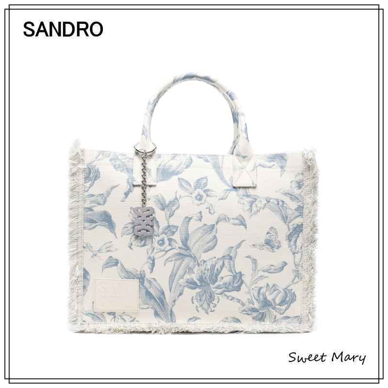 SANDRO☆Kasbah/フローラルジャカード チャーム付きバッグ♪