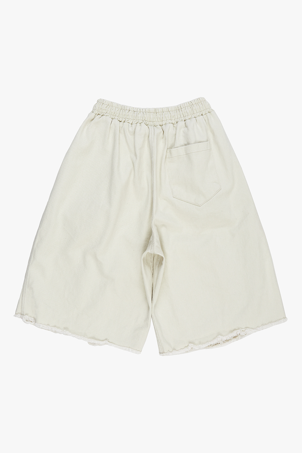 【Raucohouse】Wild distressed banding denim shorts Raucohouse】Wild distressed banding denim shorts