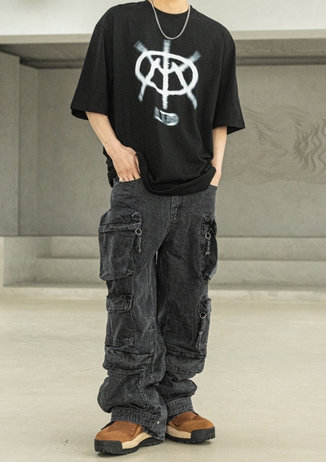 【massnoun】24SS★ M6X SNAP CARGO DENIM PANTS massnoun】24SS☆ M6X SNAP CARGO DENIM PANTS