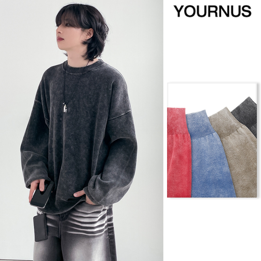 【YOURNUS】Enmix Washing Cotton Knit