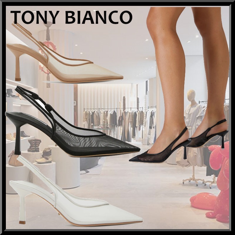 日本未入荷 Tony Bianco ７.5cmヒール レザーパンプス