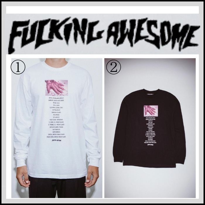 【Fucking Awesome】DAYTONA BEACH L/S TEE