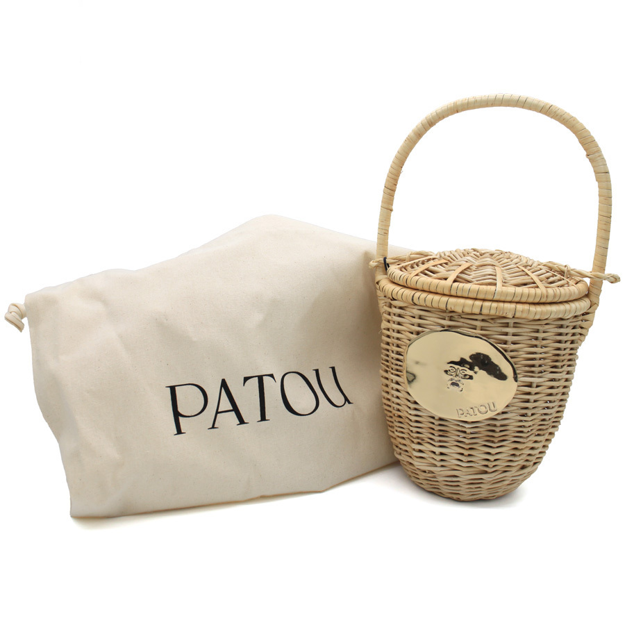 PATOU パトゥ WICKER ウィッカー バケツバッグ かごバッグ