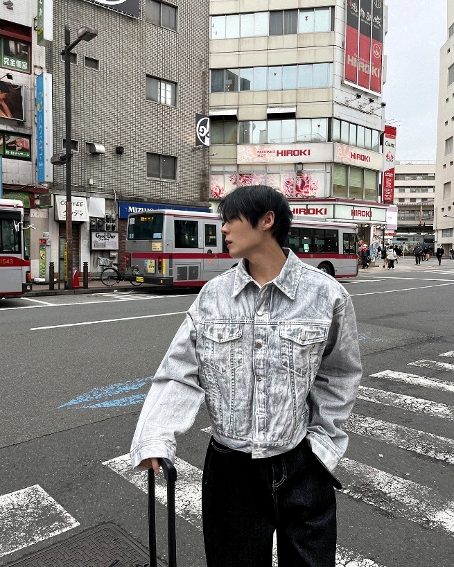 COSYHARU】Dirty Washing Denim Jacket (COSYHARU/デニム