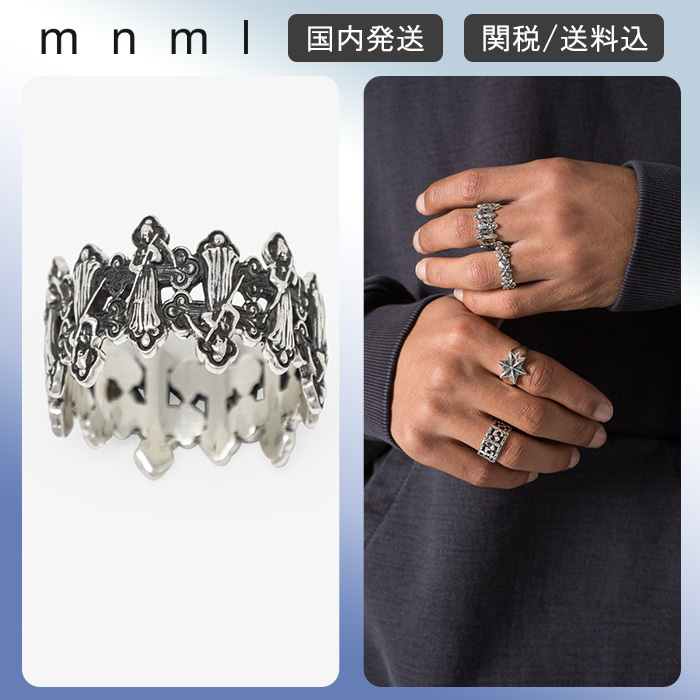大人気！mnml★リーパー スターリング シルバー リング