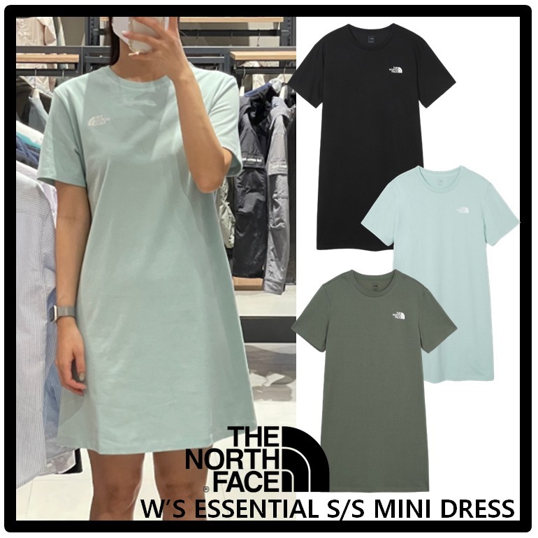 ☆関税込☆THE NORTH FACE★W'S ESSENTIAL S/S MINI ドレス★