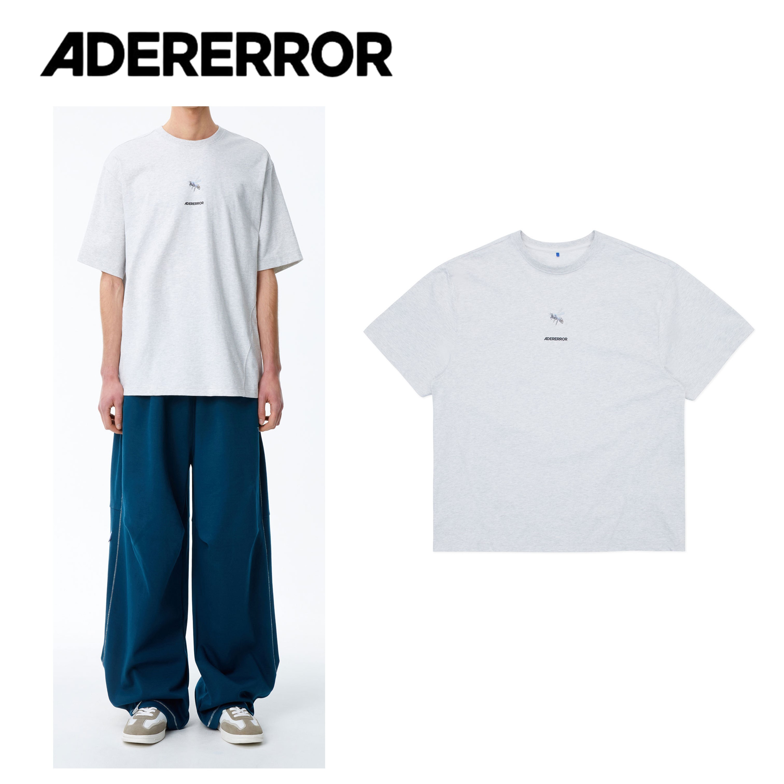 [アーダーエラー] ADERERROR Blue bee t-shirt☆送料込☆
