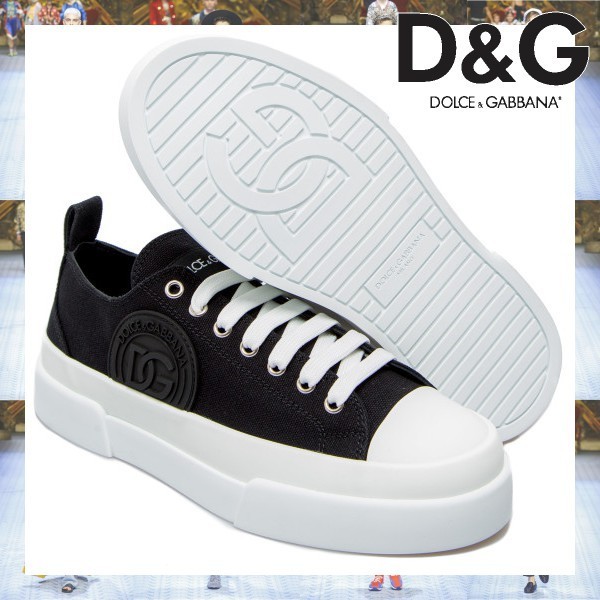 Dolce & Gabbana Portofino Light DGロゴ キャンバス スニーカー