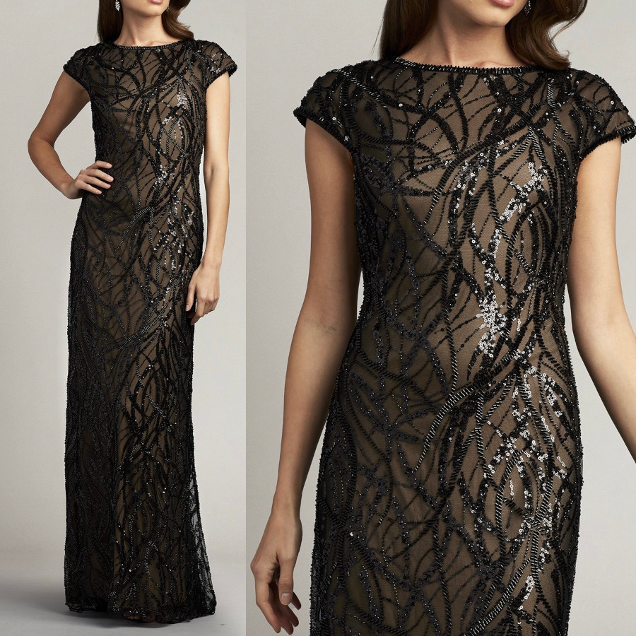 TADASHI SHOJI】関税込☆ビーズチュールガウン (TADASHI SHOJI/パーティードレス) 105872054【BUYMA】