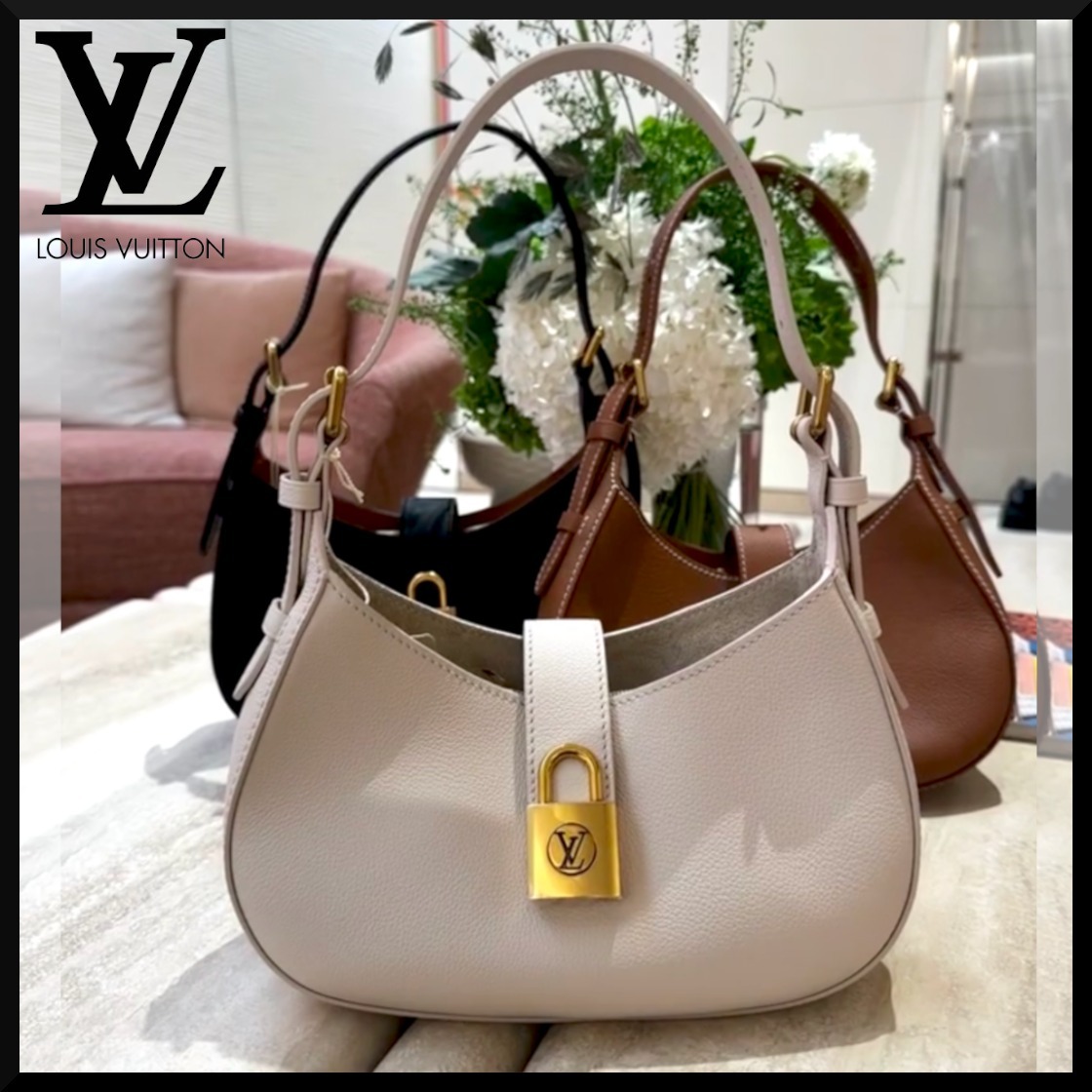 ★上品★【LOUIS VUITTON】ロー キー ショルダーバッグ