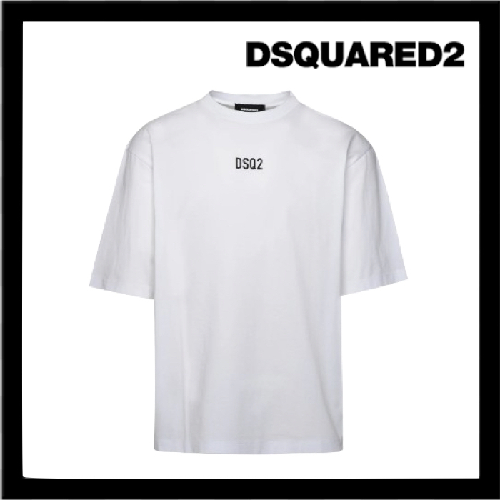 新着 関税送料込み D SQUARED2 ロゴプリントクルーネックTシャツ