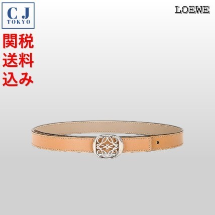 【LOEWE】関税送料込 ベルト ベージュ 人気