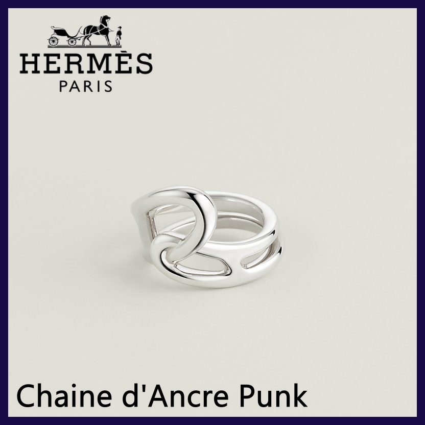 【HERMES】送料/関税込 Chaine d'Ancre Punk リング