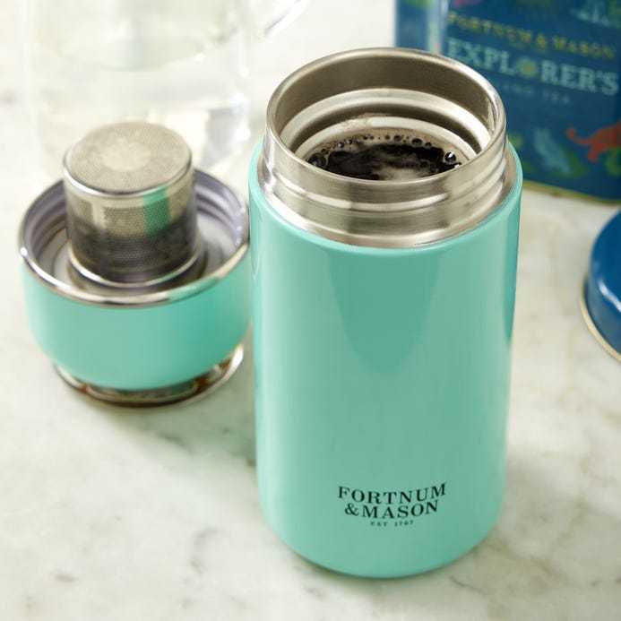 英国発◆ Fortnum & Mason ◆ 茶漉し付き水筒 ティーボトル ◆ 英国発◇ Fortnum & Mason ◇ 茶漉し付き水筒 ティーボトル
