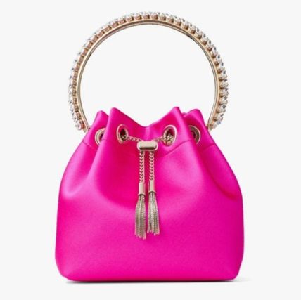 ★JIMMY CHOO★ HEIDI bucket カゴバッグ OSAT【完売前に!】 JIMMY CHOO - ジミーチュウ かごバッグ 完売モデルの通販 by