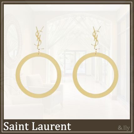 【送関込】Saint Laurent☆カサンドラ ペンダントフープ ピアス 送関込】Saint Laurent☆カサンドラ ペンダントフープ ピアス