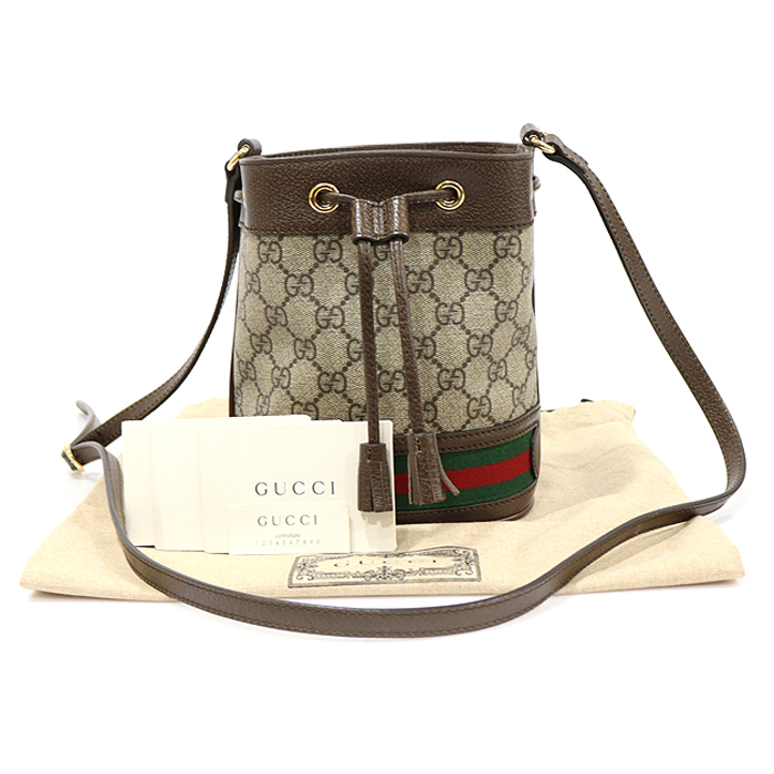 GUCCI グッチ オフィディア ミニ GG バケットショルダーバッグ