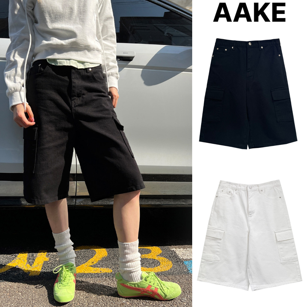 【AAKE】STRAIGHT BERMUDA CARGO PT