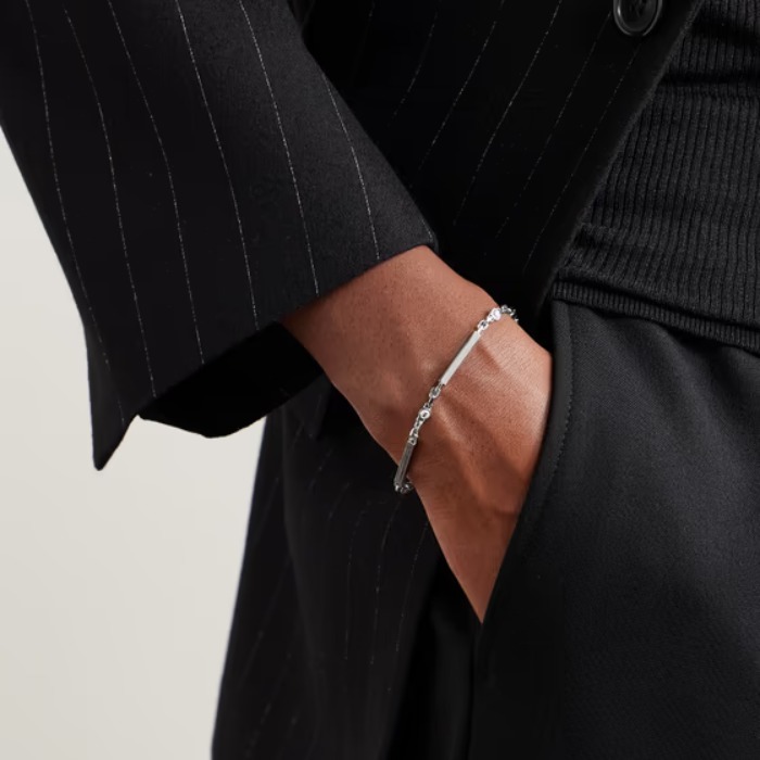 《エレガントに》【Saint Laurent】クリスタル ブレスレット