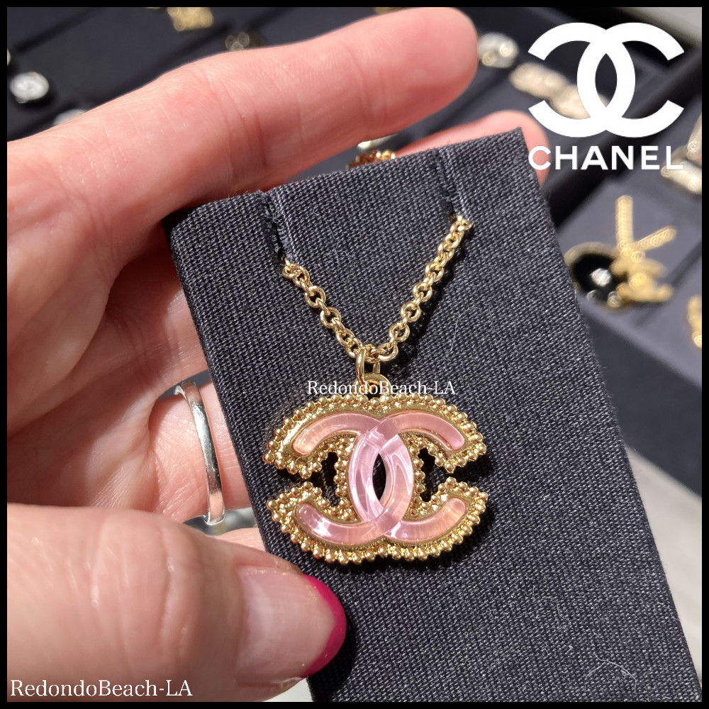 【キュンと可愛い華やかピンク】CHANEL★ネックレス★24P限定