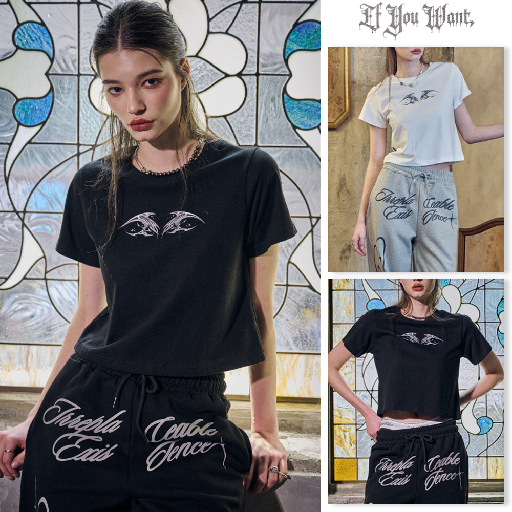 【IFYOUWANT】24SS★ Chrome Heart CROP TEE