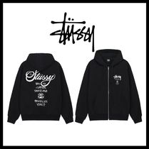 ★送料・関税込★STUSSY★World Tour Hoodie Ocean 2024★ Stussy World Tour Zip Hoodie Mens - Hooded Sweatshirt