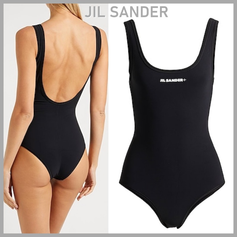 【JIL SANDER】ロゴプリント ワンピース 水着 *送料/関税込み*