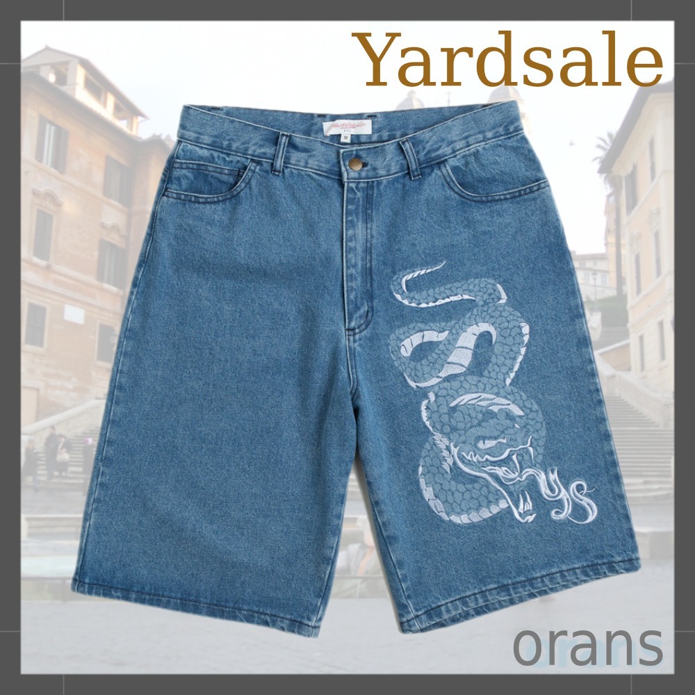 【期間限定】 関送込◇YARDSALE◇スネークデニムショーツ パンツ・ボトムス パンツ