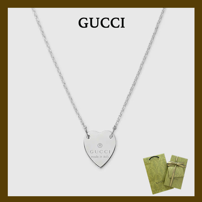 すぐ届く☆国内直営店【GUCCI】ハート ネックレス