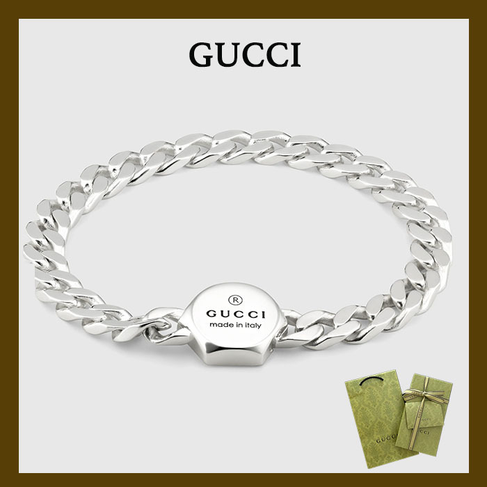 すぐ届く☆国内直営店【GUCCI】トレードマーク ブレスレット