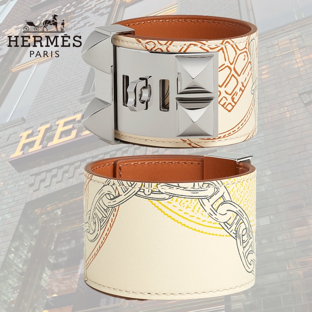 インパクト◎ HERMES コリエ・ドゥ・シアン ライト ブレスレット