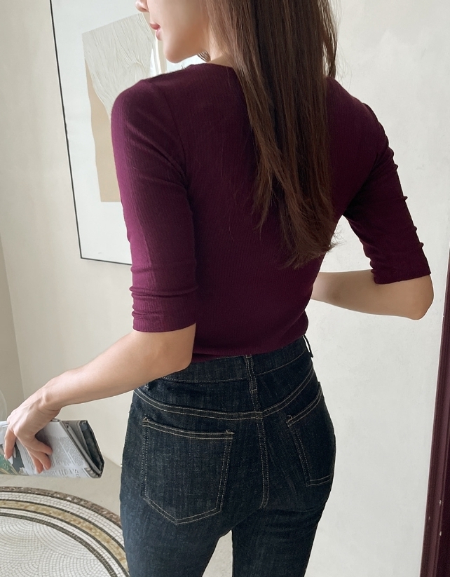【I AM MARI】Mizell Bootcut Banding Denim Pants