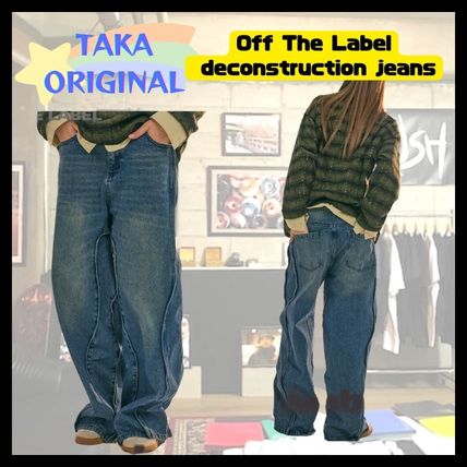 『TAKA ORIGINAL』OFF THE LABEL ダメージ デニム ジーンズ TAKA ORIGINAL(タカオリジナル) デニム・ジーパン(メンズ