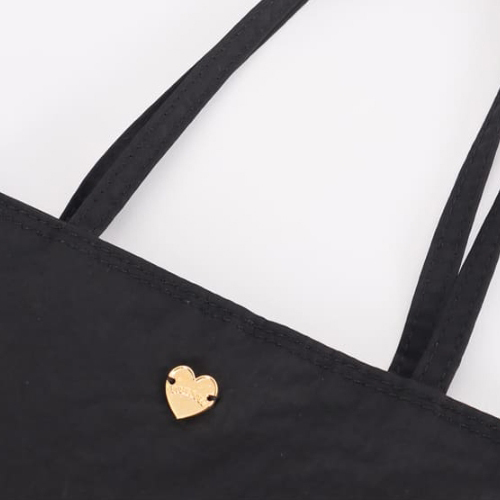 ★2024SS新作★RONRON★HEART SQUARE NYLON BAG ☆2024SS新作☆RONRON☆HEART SQUARE NYLON BAG (RONRON/トート