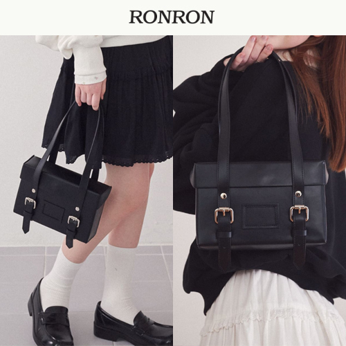 ★2024SS新作★RONRON★SQUARE BUCKLE MINI BAG