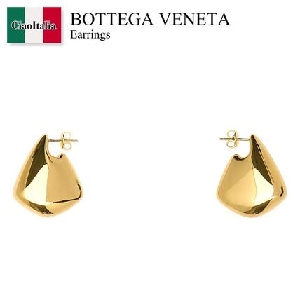 BOTTEGA VENETA エッセンシャル ゴールド フープピアス (BOTTEGA