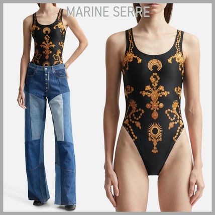 MARINE SERRE More Swimwear Logo Swimwear