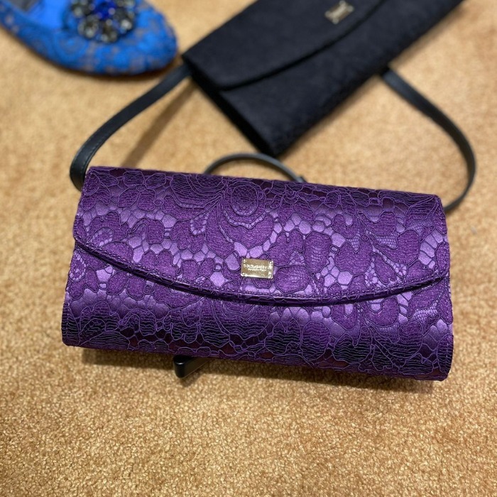 希少 DOLCE&GABBANA ドルガバ 2WAY レース フォーマル バッグ