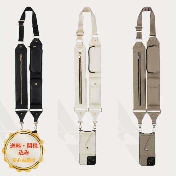 BANDOLIER 14対応★ BILLIE ポーチポケット付き iPhoneケース