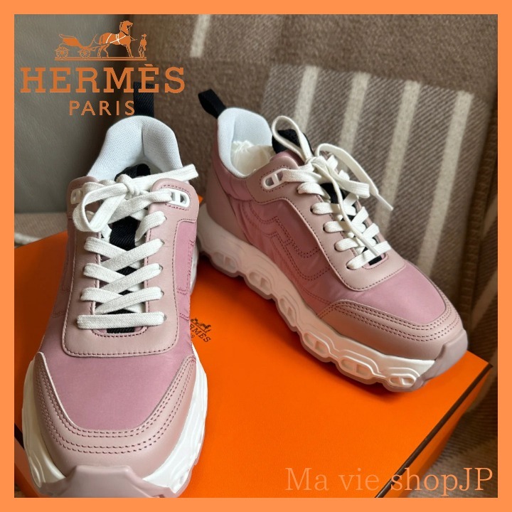 軽い履き心地【HERMES】エルメス スニーカー（インパルス）