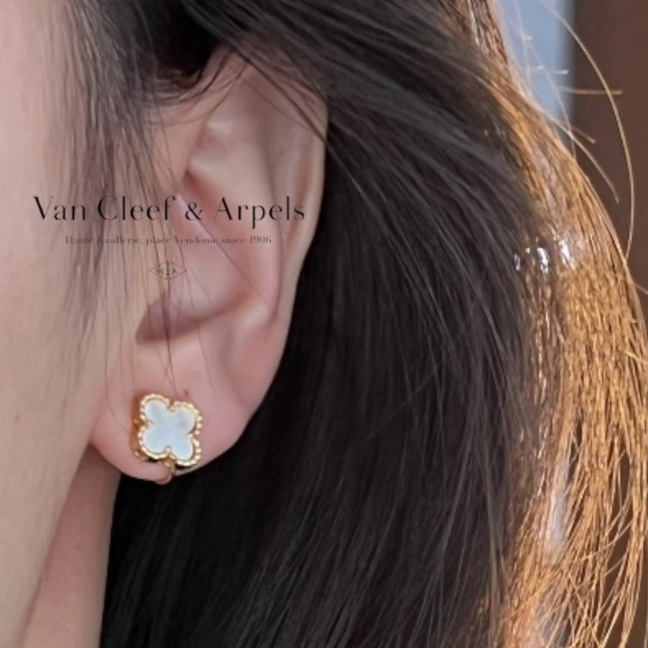 国内発送すぐ着く【Van Cleef & Arpels】Sweet Alhambra ピアス
