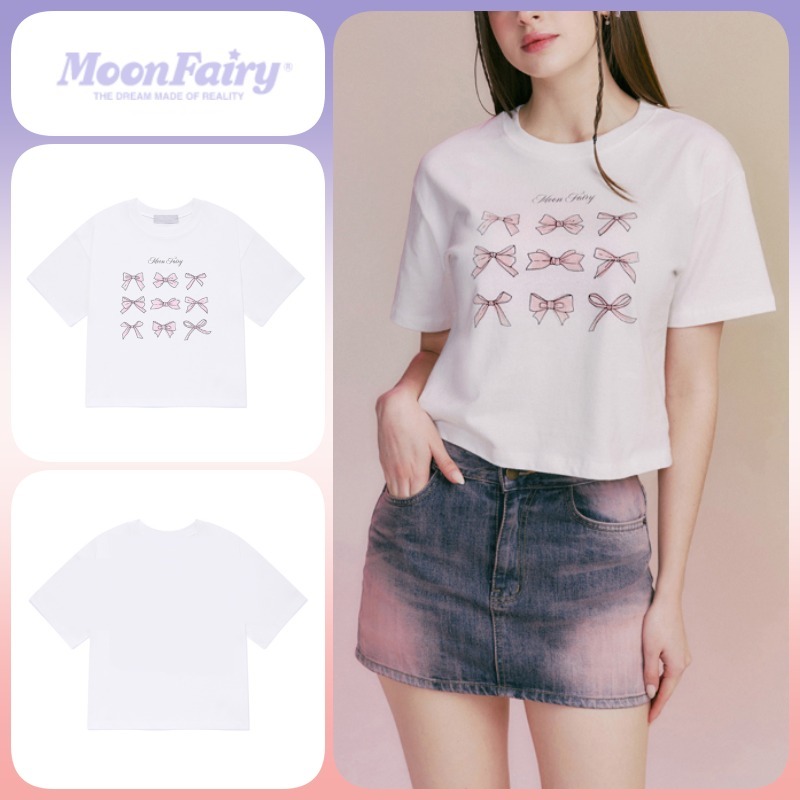 ◆24SS MOON FAIRY MF RIRE RIBBON Tシャツ◆