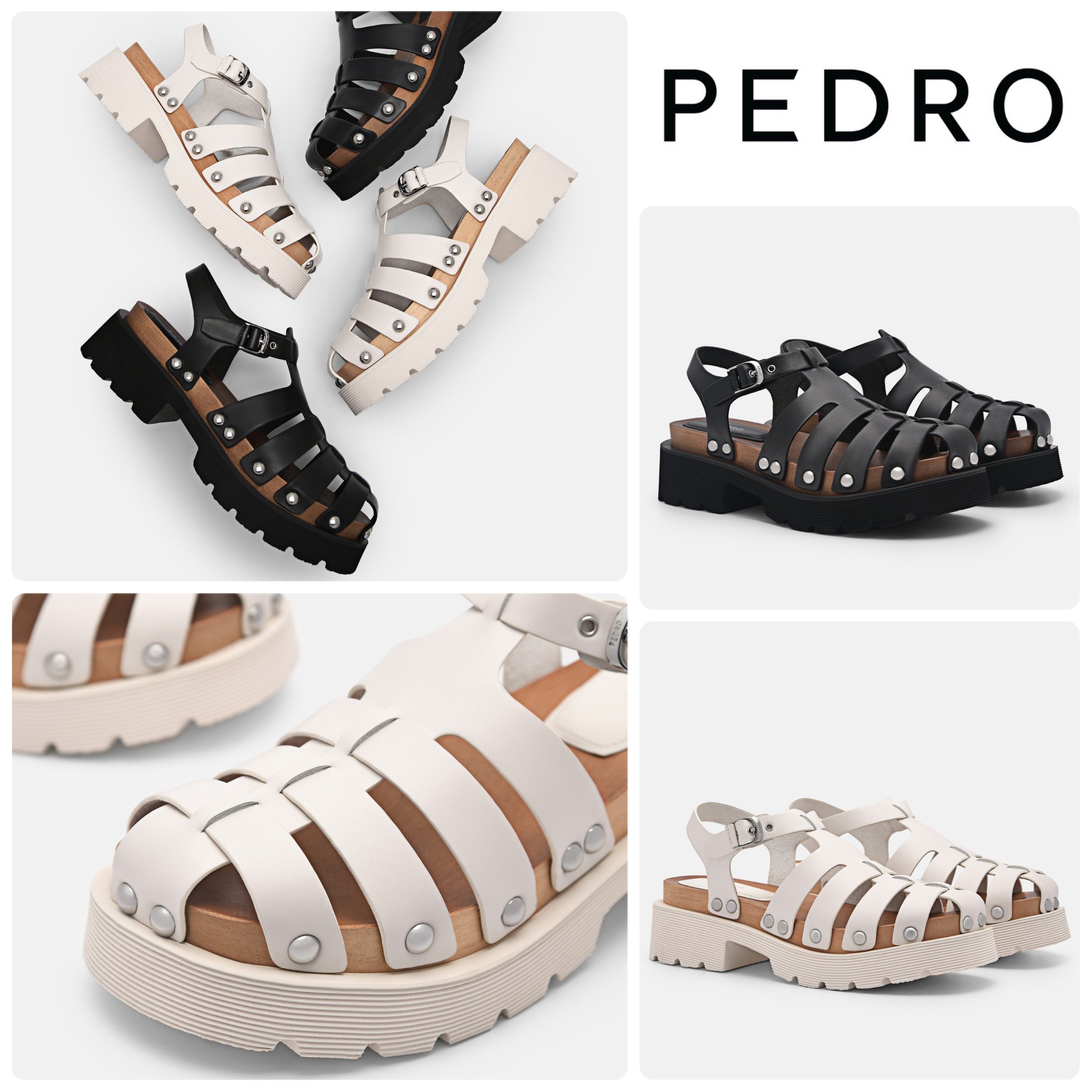 ★PEDRO★Alia Studded Clogs スタッズクロッグ/送料込