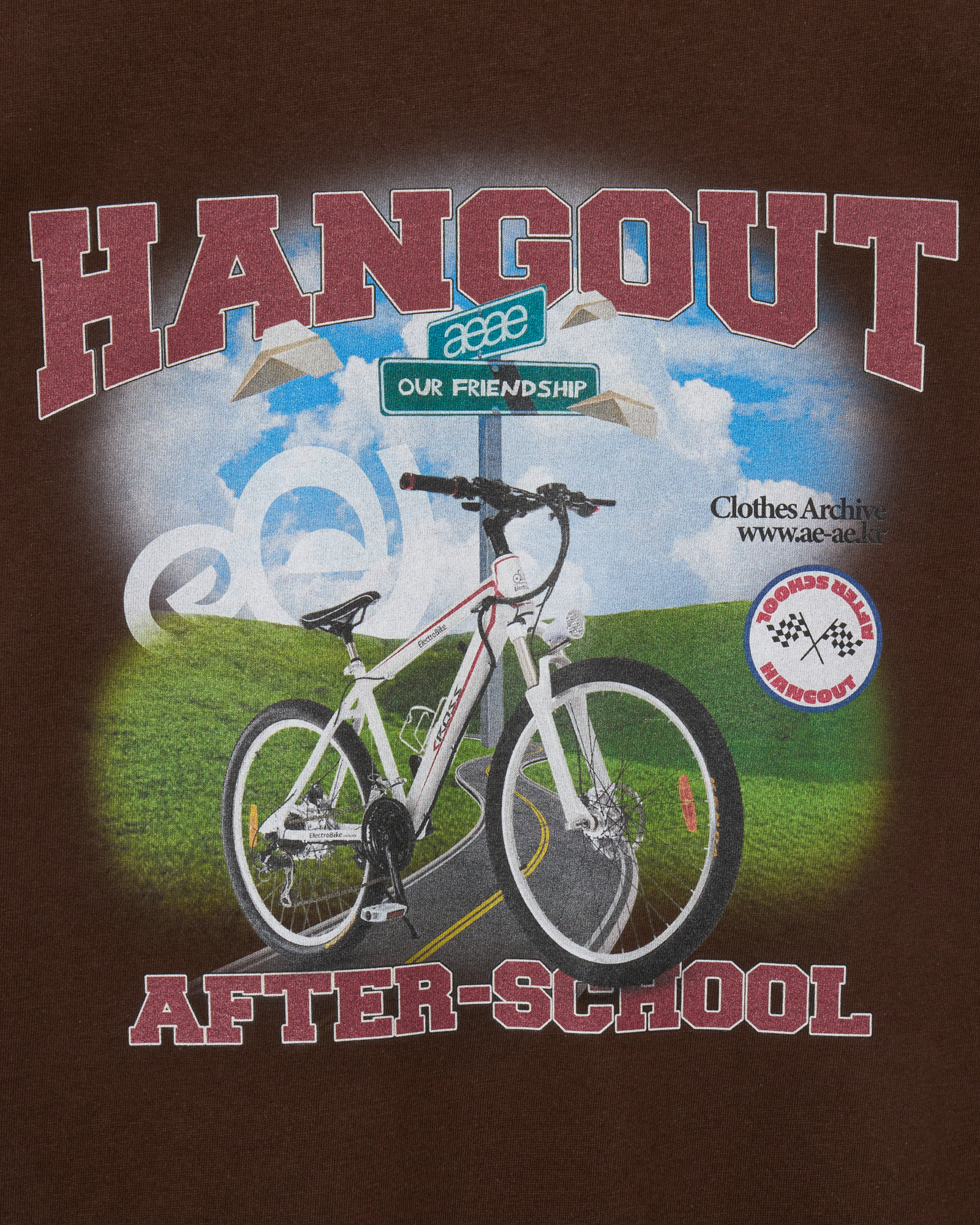 AEAE☆韓国☆人気☆男女兼用☆BICYCLE T-SHIRTS 3色
