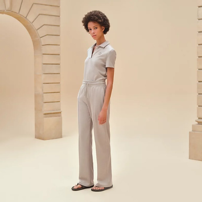 ＊シンプル上品＊【HERMES】エルメス 《Flowy》ロングパンツ