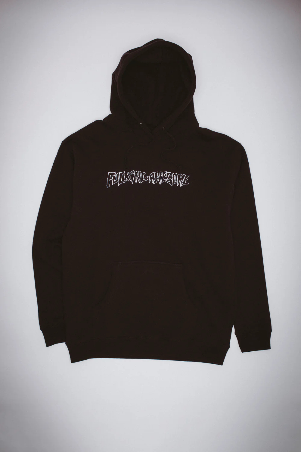 【FUCKING AWESOME】 OUTLINE STAMP HOODIE BLACK
