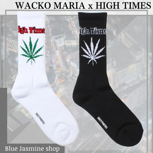 要在庫確認【WACKO MARIA × HIGH TIMES】JACQUARD ソックス