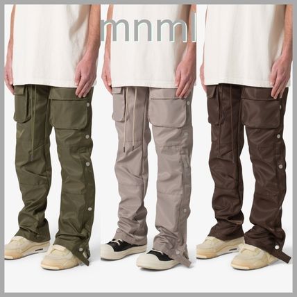 MNML Cargo Unisex Nylon Street Style Plain Skater Style Cargo Pants