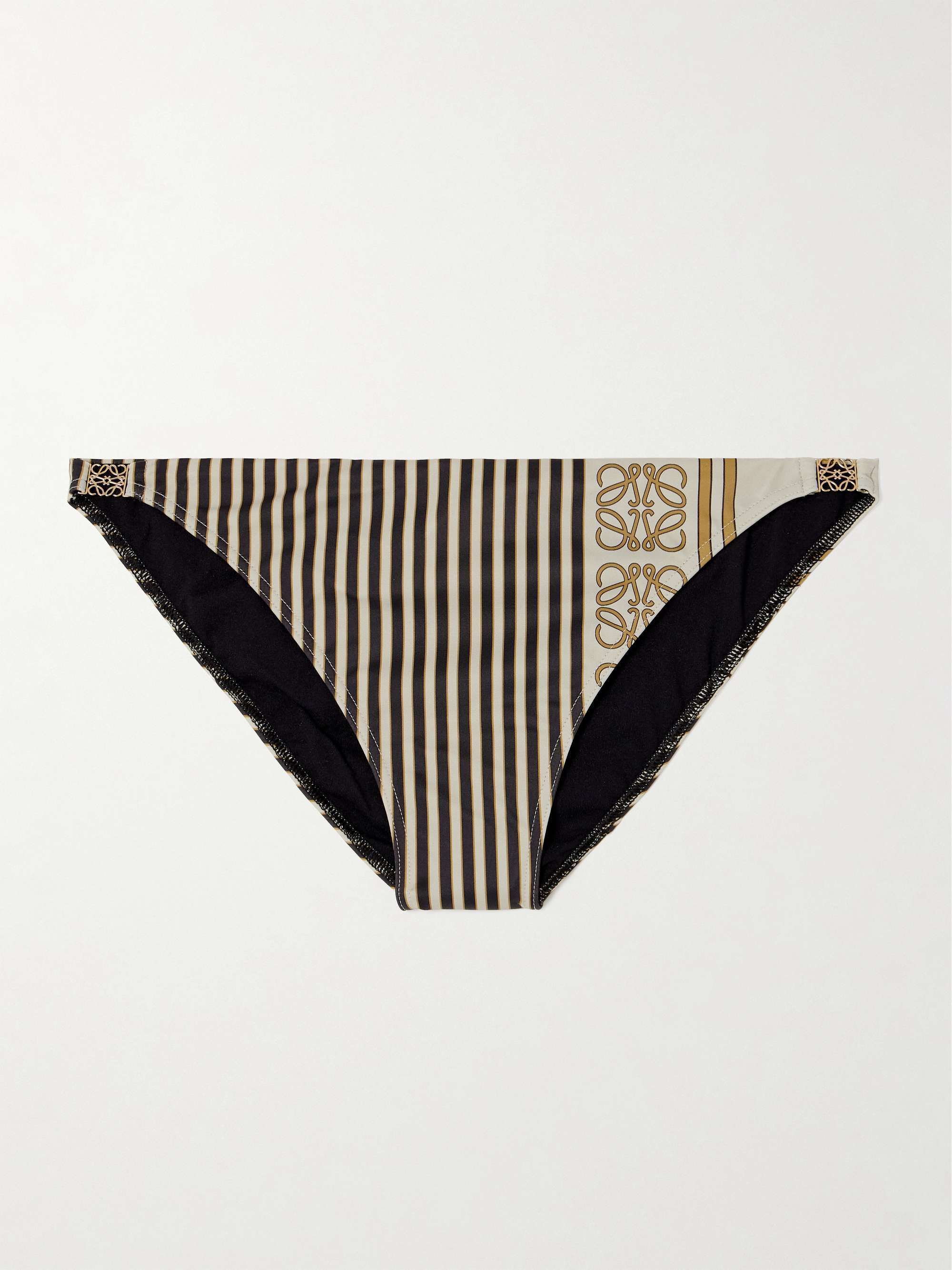 LOEWE】+ Paula's Ibiza ビキニボトム プリント入り 装飾付き